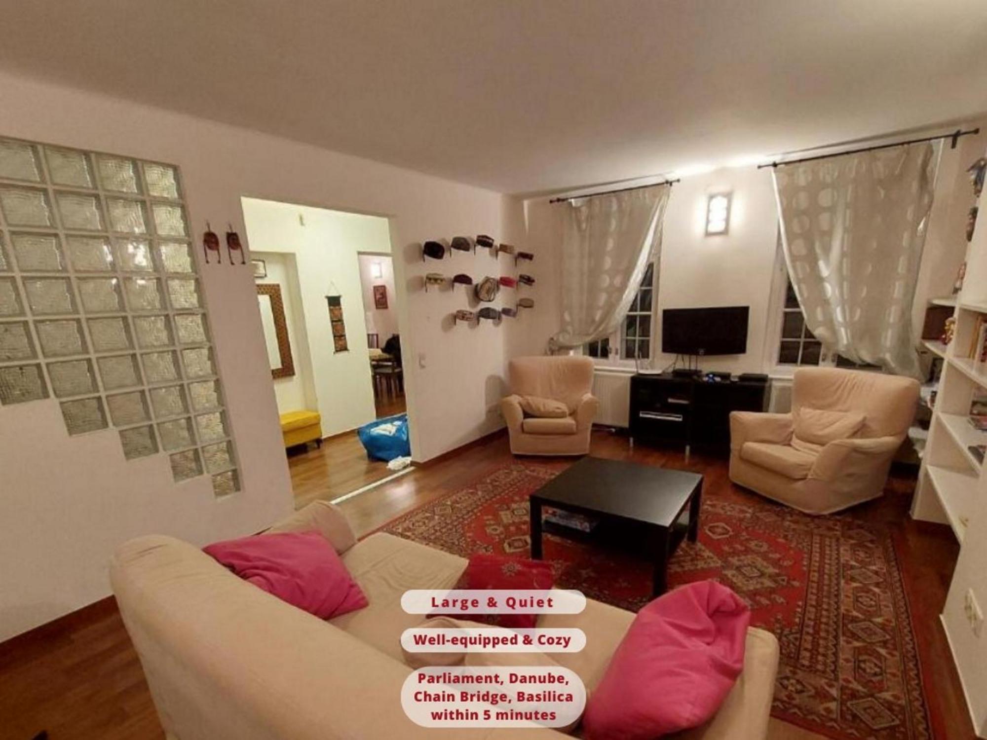 Queen Zita Apt 130 M2 Near Chain Bridge Budapest Exterior photo